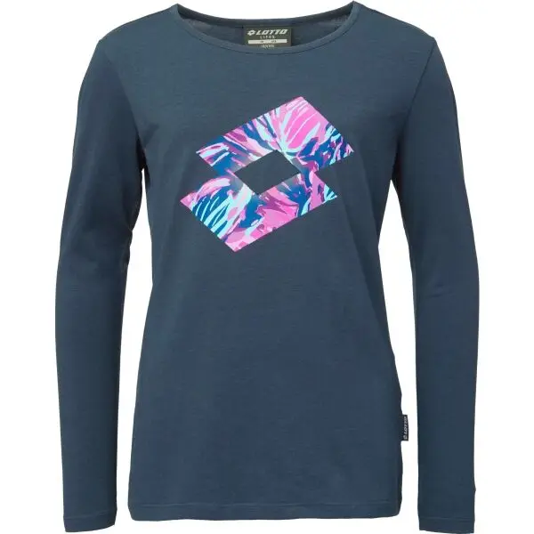 Lotto Lotto DELIGHT Тениска за момичета, тъмносин, размер 140-146