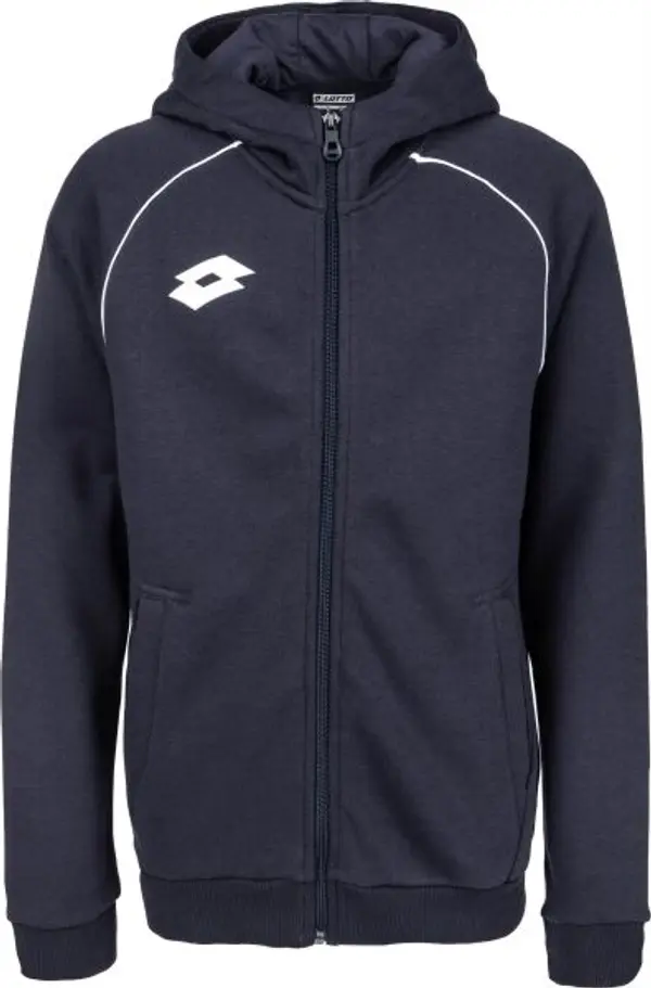 Lotto Lotto DELTA PLUS SWEAT FZ HD FL Момчешки суитшърт, тъмносин, размер