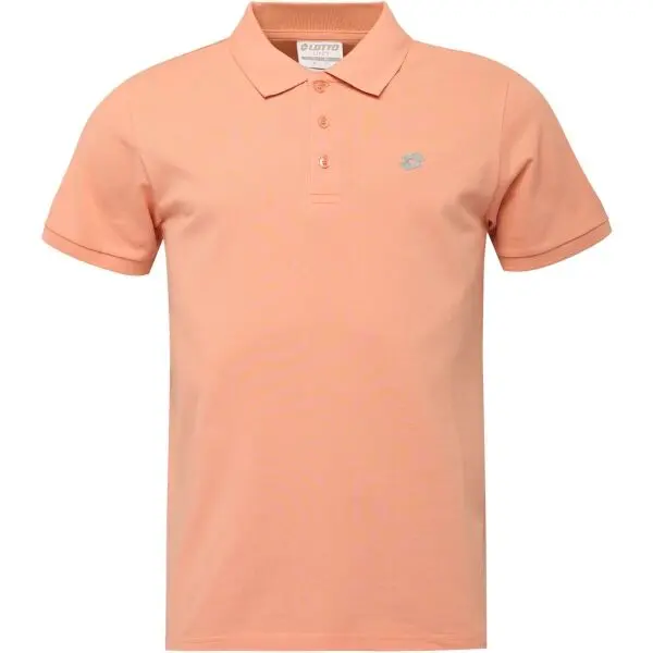 Lotto Lotto DOBIN Мъжка тениска с яка, цвят сьомга, размер