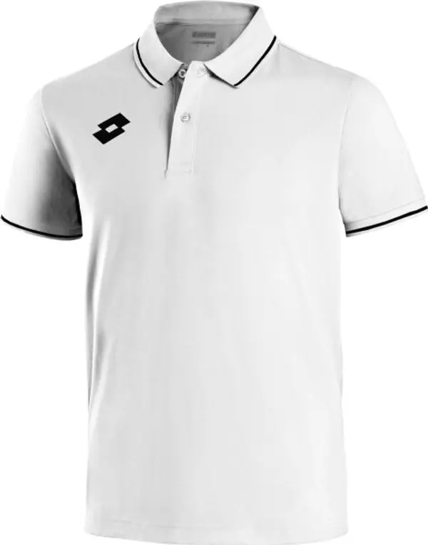 Lotto Lotto ELITE JR POLO PL Юношеска тениска с яка, бяло, размер