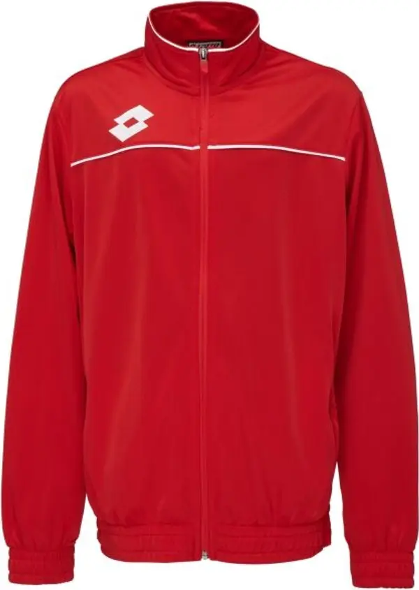 Lotto Lotto ELITE SWEAT FZ PL Мъжки футболен суитшърт, червено, размер