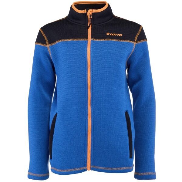 Lotto Lotto ELROND Суитшърт за момчета с дизайн на пуловер, синьо, размер