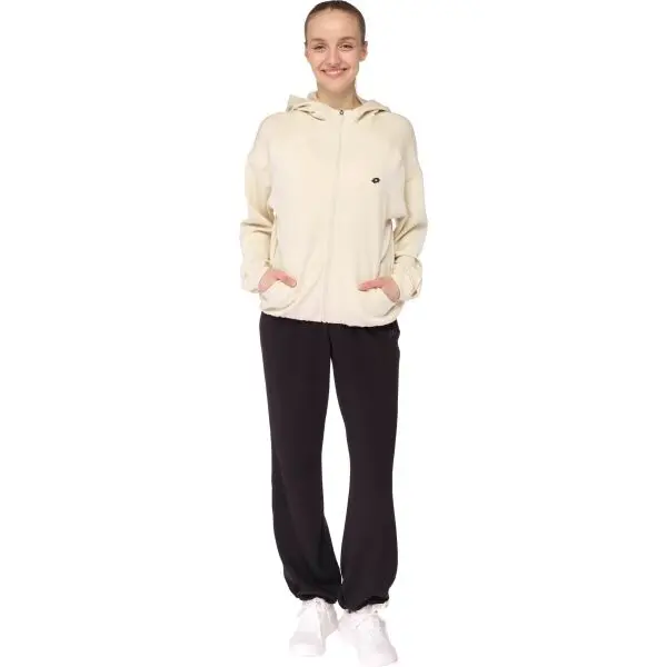 Lotto Lotto FULLZIP HOODIE Дамски суитшърт, бежово, размер