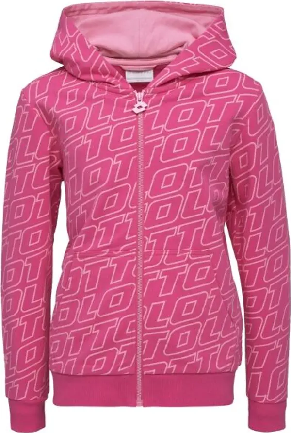 Lotto Lotto GINIA Суитшърт за момичета, розово, размер 140-146