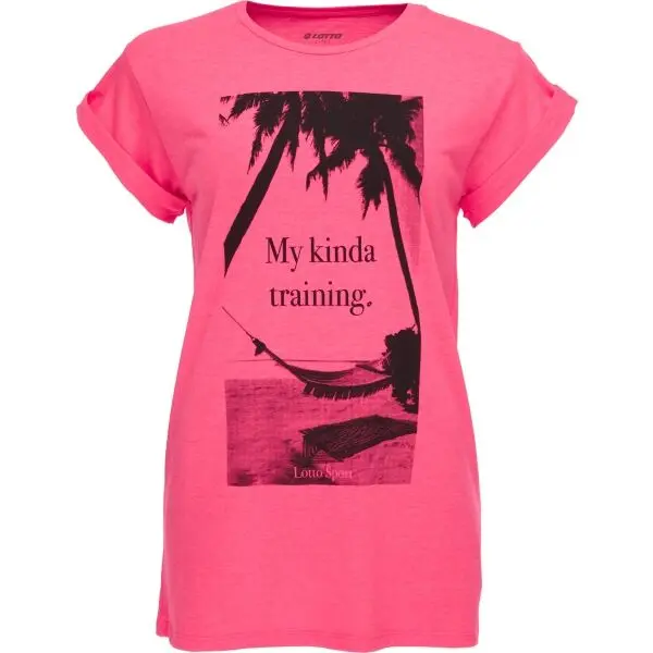 Lotto Lotto HAMMOCK Дамска тениска, розово, размер