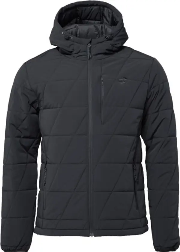 Lotto Lotto HAMPUS Мъжко леко капитонирано яке с качулка, черно, размер