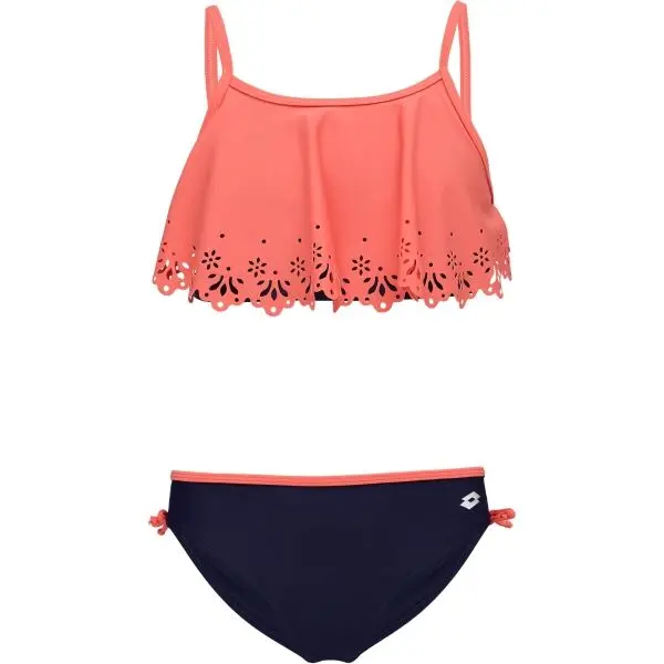 Lotto Lotto HONEY Бански костюм от две части за момичета, цвят сьомга, размер 140-146