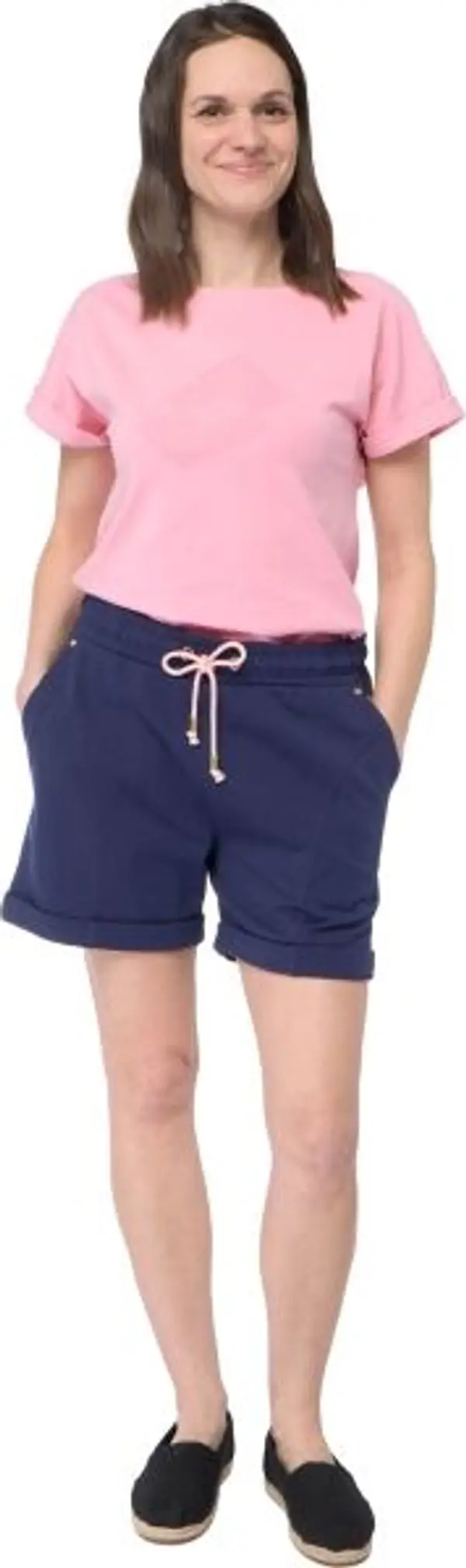 Lotto Lotto IBINA Удобни дамски плетени шорти, тъмносин, размер