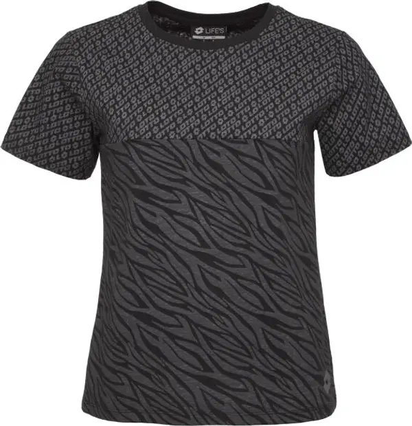 Lotto Lotto JOOLI Дамска по-къса тениска, черно, размер