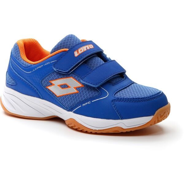 Lotto Lotto JUMPER 400 II CL S Детски обувки за спорт в зала, синьо, размер