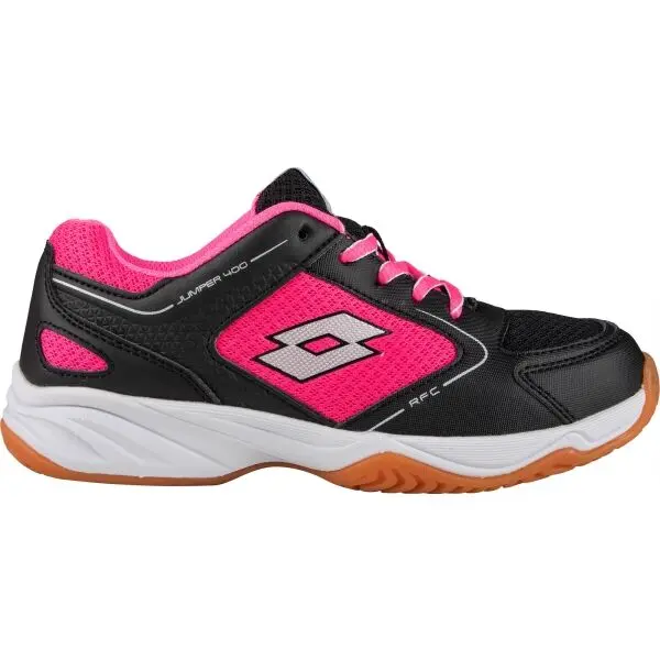 Lotto Lotto JUMPER 400 II JR L Обувки за момчета за спорт в зала, черно, размер