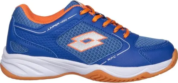 Lotto Lotto JUMPER 400 II JR L Обувки за момчета за спорт в зала, синьо, размер