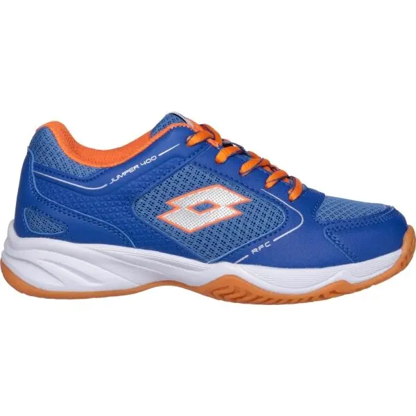 Lotto Lotto JUMPER 400 II JR L Обувки за момчета за спорт в зала, синьо, размер