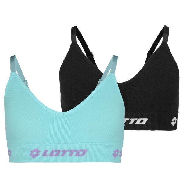 Lotto Lotto LIANI Спортен сутиен за момичета, тюркоазено, размер