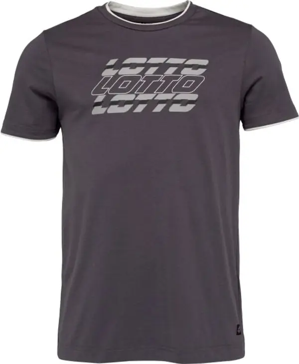 Lotto Lotto LOGO IV TEE Мъжка тениска, тъмносиво, размер