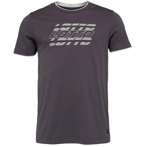 Lotto Lotto LOGO IV TEE Мъжка тениска, тъмносиво, размер