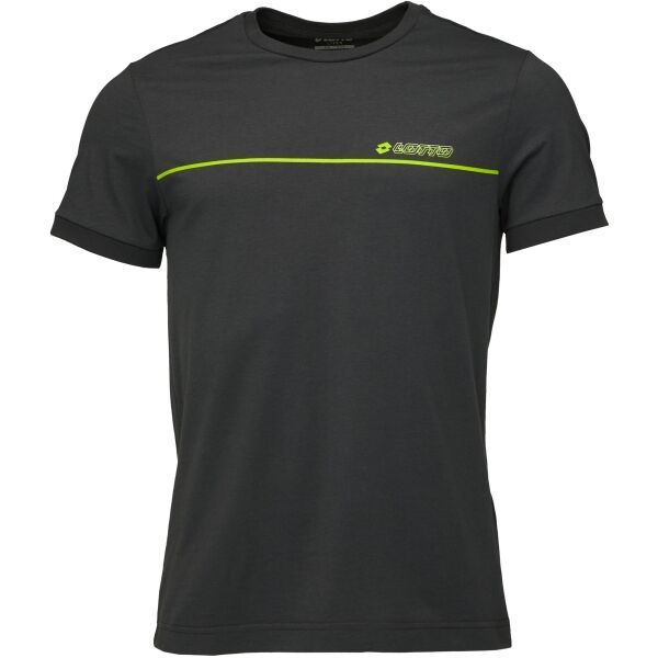 Lotto Lotto LOGO TRE TEE Мъжка тениска, тъмносиво, размер