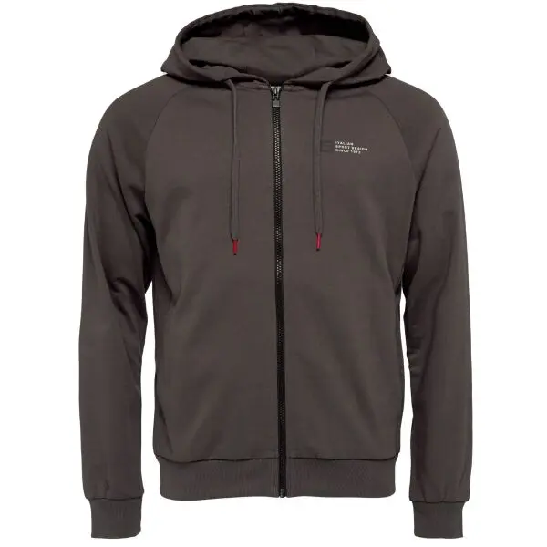 Lotto Lotto LOGO UNO HOODIE Мъжки суитшърт, тъмносиво, размер