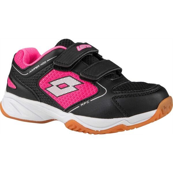 Lotto Lotto JUMPER 400 II CL S Детски обувки за спорт в зала, черно, размер 30