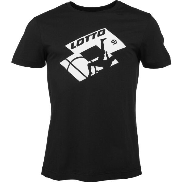 Lotto Lotto TEE SOCCER CLUB MEL Мъжка тениска, черно, размер XL