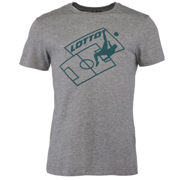 Lotto Lotto TEE SOCCER CLUB MEL Мъжка тениска, сиво, размер XXXL