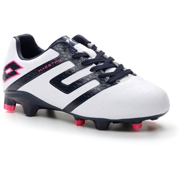 Lotto Lotto MAESTRO 700 IV FG JR Футболни бутонки за момчета, бяло, размер