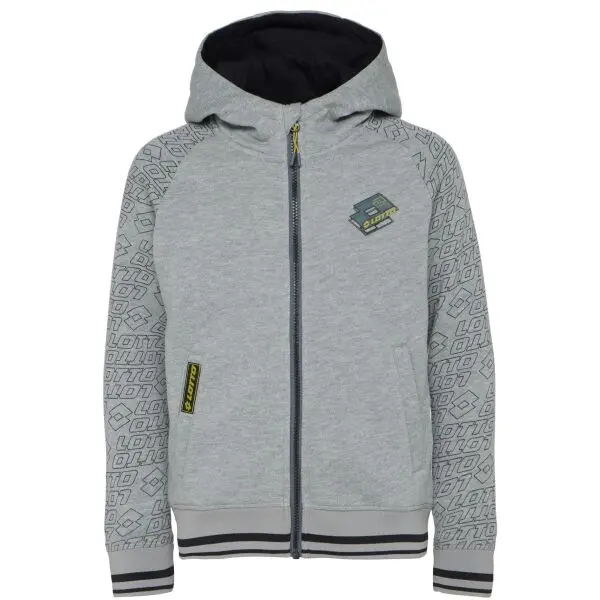 Lotto Lotto MANET Момичешки  суитшърт с качулка, сиво, размер 116-122