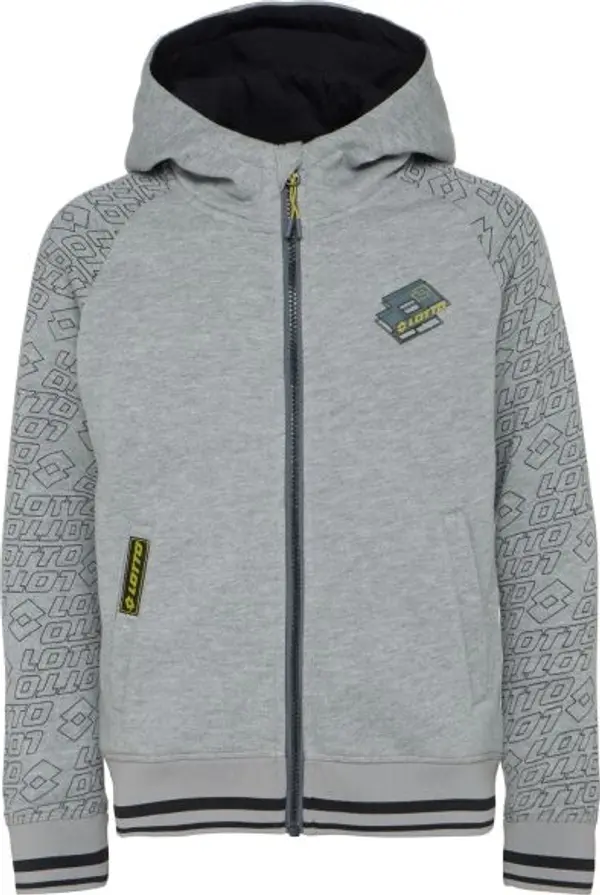 Lotto Lotto MANET Момичешки  суитшърт с качулка, сиво, размер 152-158
