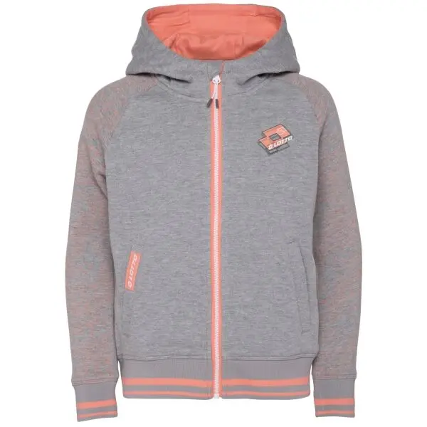 Lotto Lotto MANET Момичешко горнище с качулка, сиво, размер 152-158