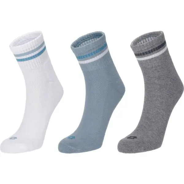 Lotto Lotto MIDI SOCKS 3P Универсални  чорапи, бяло, размер 43-46