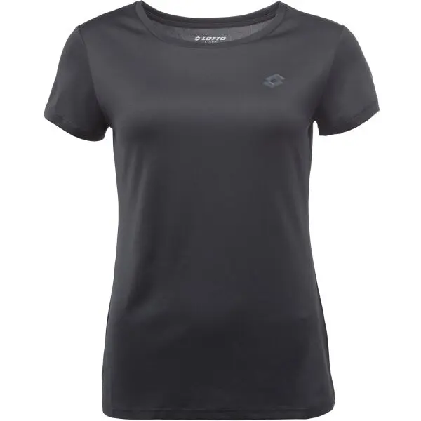 Lotto Lotto MSP W TEE Дамска спортна тениска, черно, размер