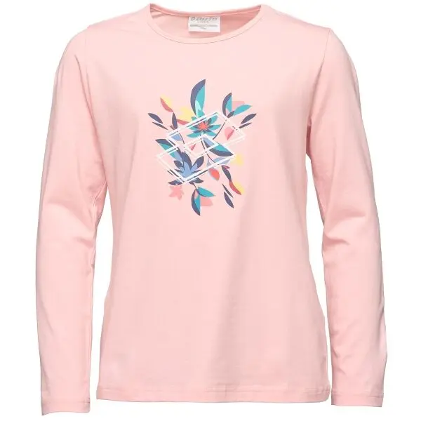 Lotto Lotto NAMIKO Тениска за момичета, цвят сьомга, размер 128-134