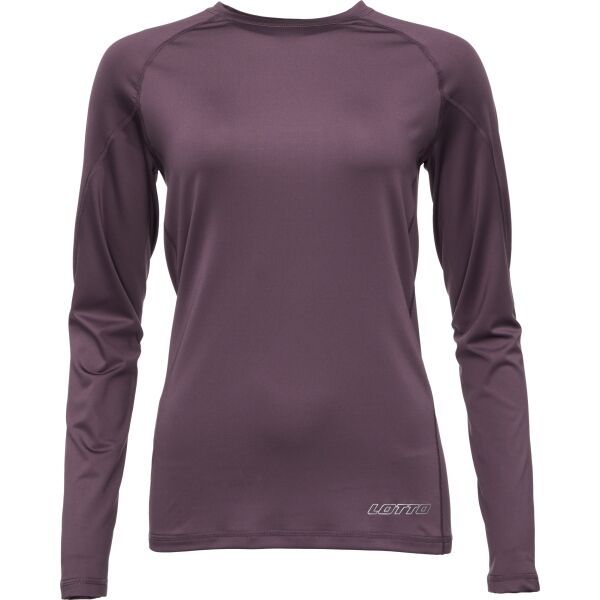 Lotto Lotto NEWLOOPI Дамска блуза с дълг ръкав, винен, размер