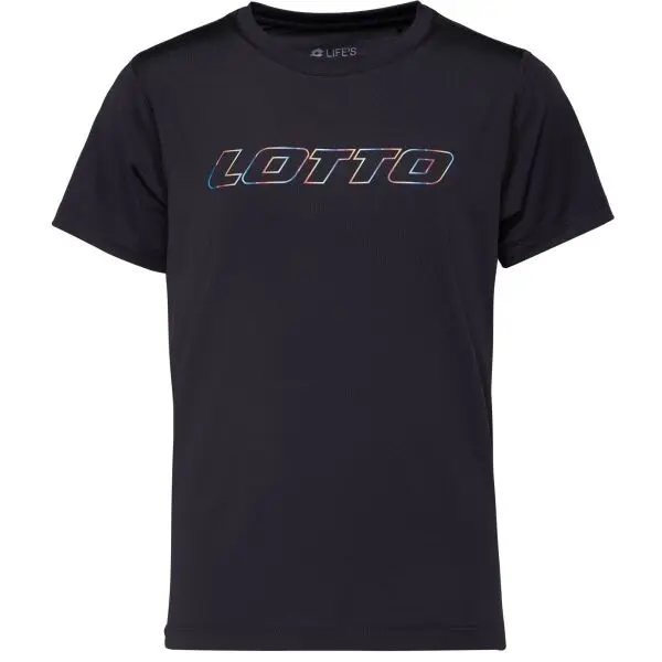 Lotto Lotto PATOONI Детска спортна тениска, черно, размер 140-146