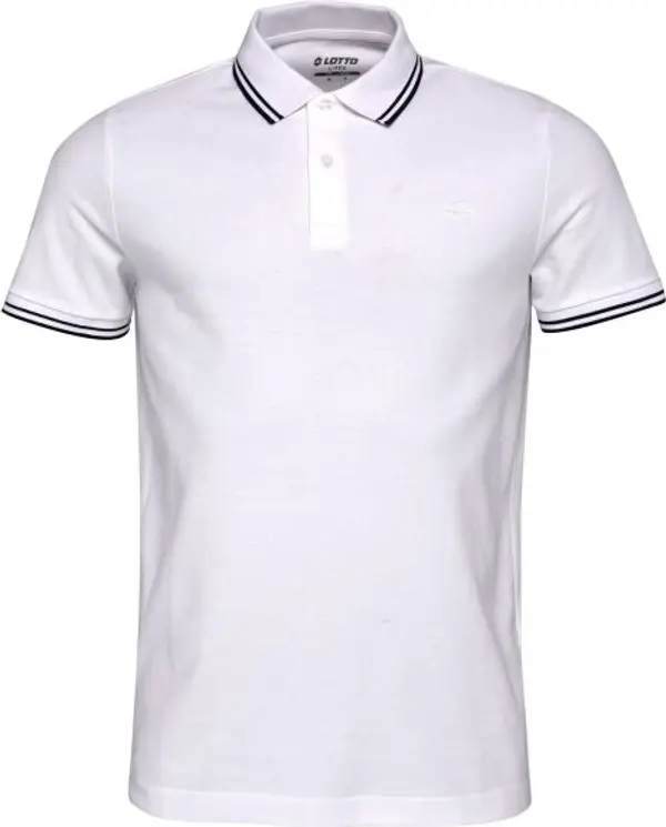 Lotto Lotto POLO CLASSICA PQ Мъжка поло тениска, бяло, размер