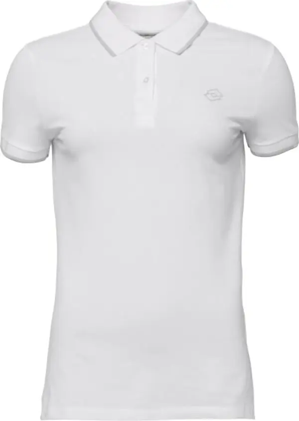 Lotto Lotto POLO CLASSICA W PQ Дамска тениска с якичка, бяло, размер