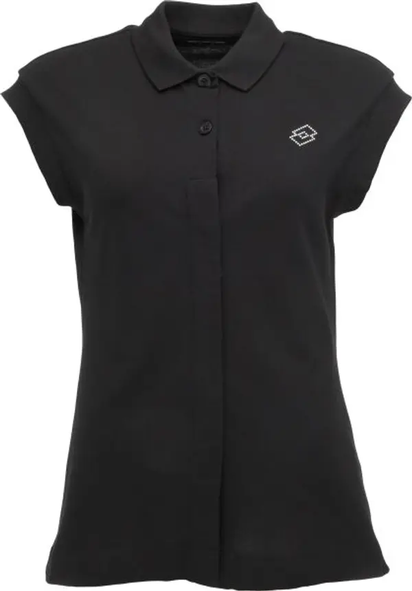 Lotto Lotto POLO ROMA Дамска тениска с яка, черно, размер