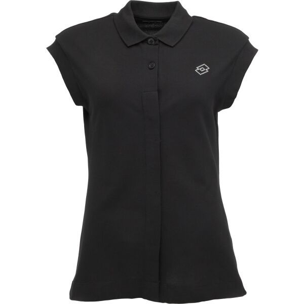 Lotto Lotto POLO ROMA Дамска тениска с яка, черно, размер