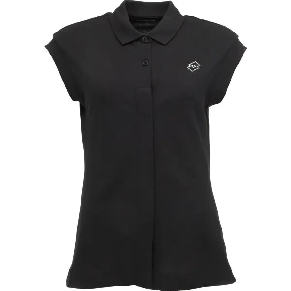 Lotto Lotto POLO ROMA Дамска тениска с яка, черно, размер