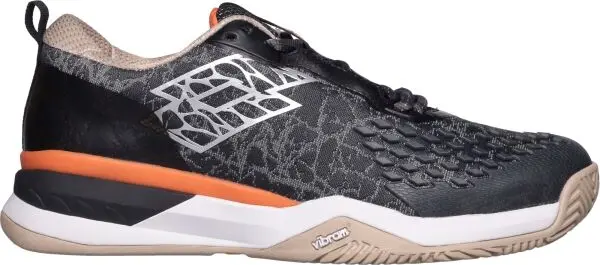 Lotto Lotto RAPTOR HYPERPULSE 100 II CLY Мъжки обувки за тенис, черно, размер 43.5