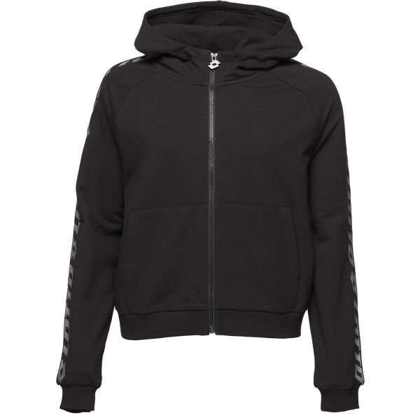 Lotto Lotto RIVEN Дамски по-къс суитшърт, черно, размер