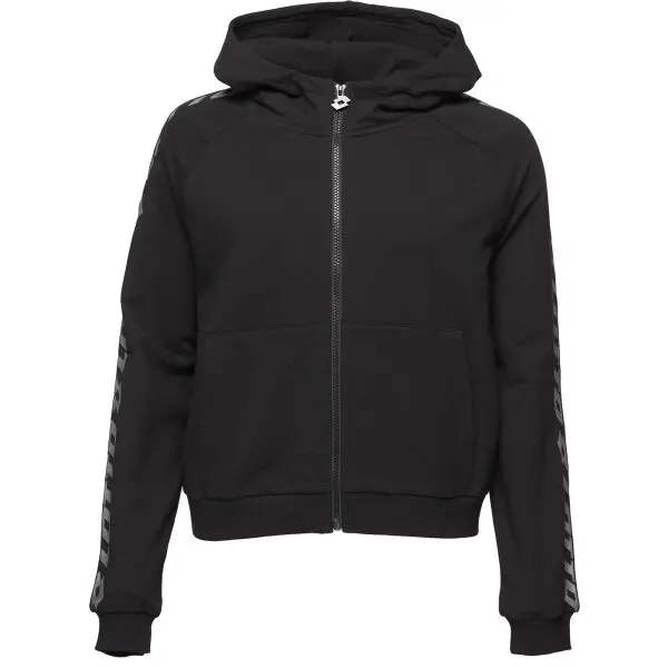 Lotto Lotto RIVEN Дамски по-къс суитшърт, черно, размер