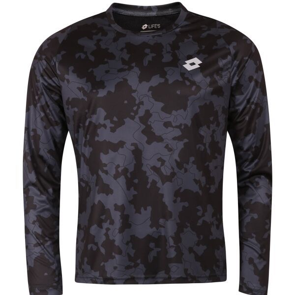 Lotto Lotto RUN FIT TEE Мъжка блуза за бягане, черно, размер