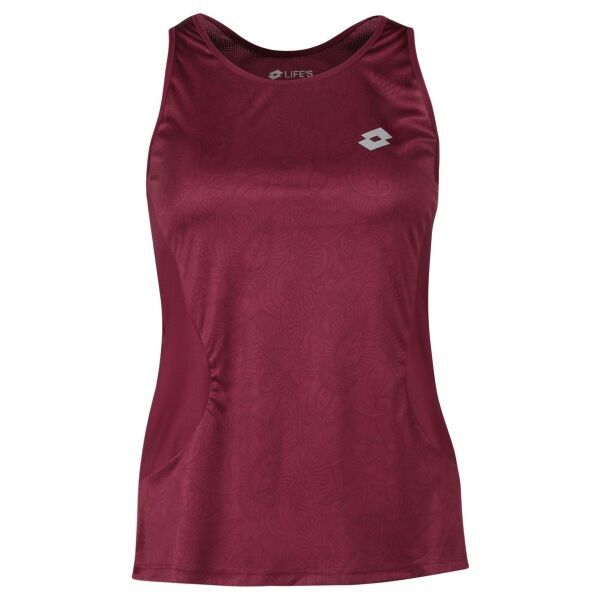 Lotto Lotto RUN FIT W TANK 3 Дамски спортен потник, винен, размер