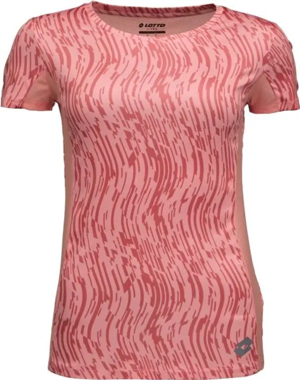 Lotto Lotto RUNNING W II TEE PRT 1 Дамска тениска за бягане, оранжево, размер
