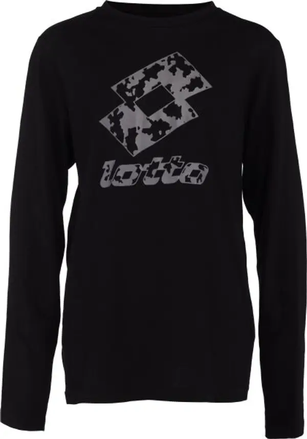 Lotto Lotto SMART B IV TEE LS Момчешка тениска, черно, размер