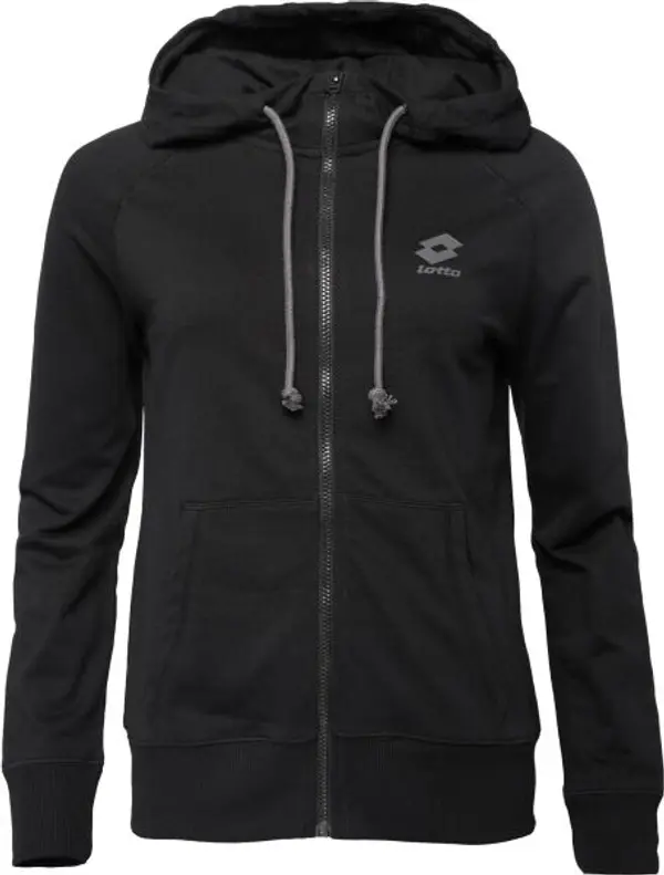 Lotto Lotto SMART OG FULL-ZIP HOODIE Дамски суитшърт, черно, размер