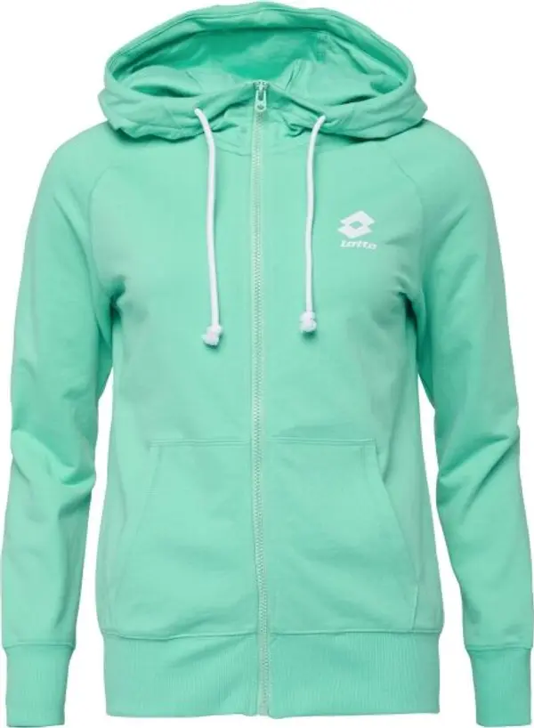 Lotto Lotto SMART OG FULL-ZIP HOODIE Дамски суитшърт, зелено, размер