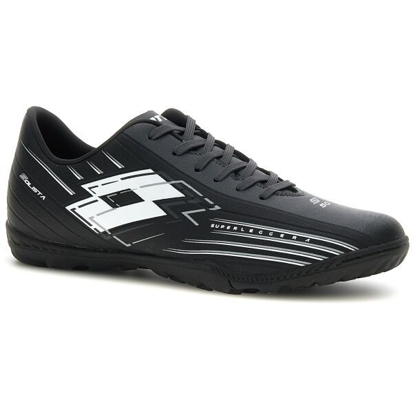 Lotto Lotto SOLISTA 700 III TF JR Детски футболни обувки, черно, размер 45