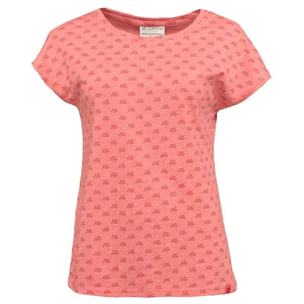 Lotto Lotto SPRING Дамска тениска, цвят сьомга, размер